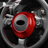 Carbon Fiber Steering Wheel Red Trim For Subaru Brz Toyota 86 2017-2024